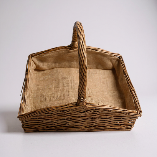 Long handled basket