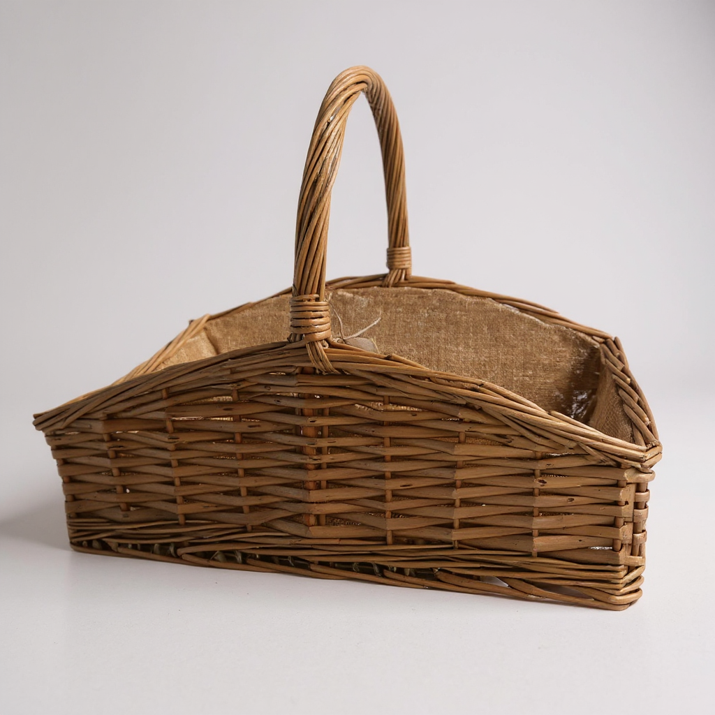 Long handled basket