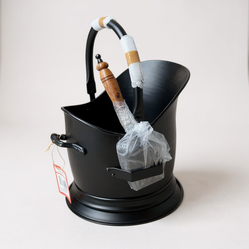 Coal bucket and shovel-flat bottom