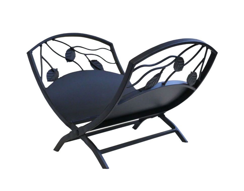 Log basket leaf design