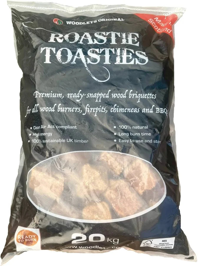 Roastie Toastie Briquettes x2