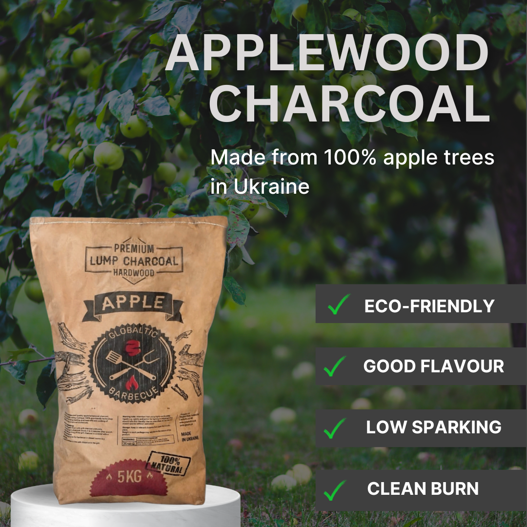 Apple Lump wood charcoal 5kg