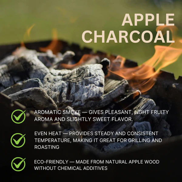 Apple Lump wood charcoal 5kg