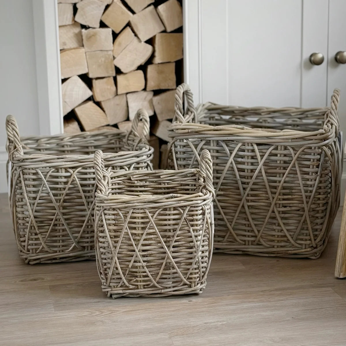 Square basket cross weave - Medium