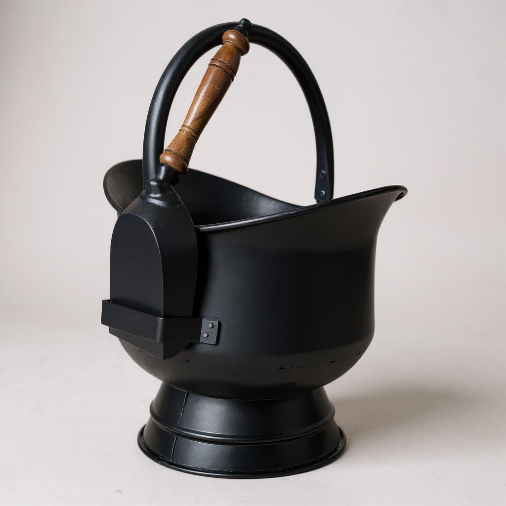 Smaller heavy coal bucket with shovel