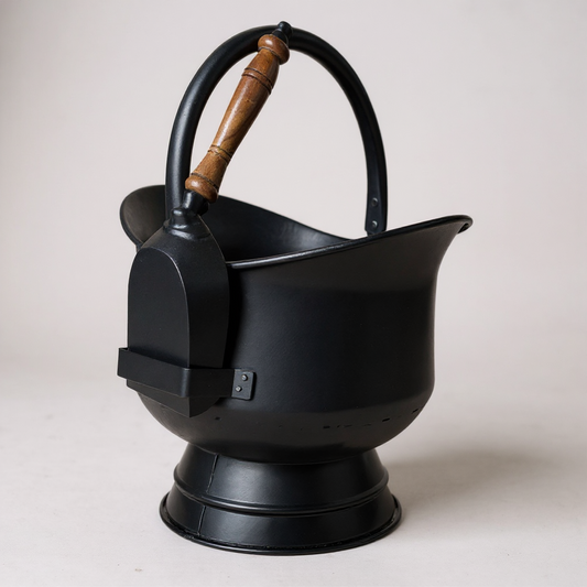 Smaller heavy coal bucket with shovel