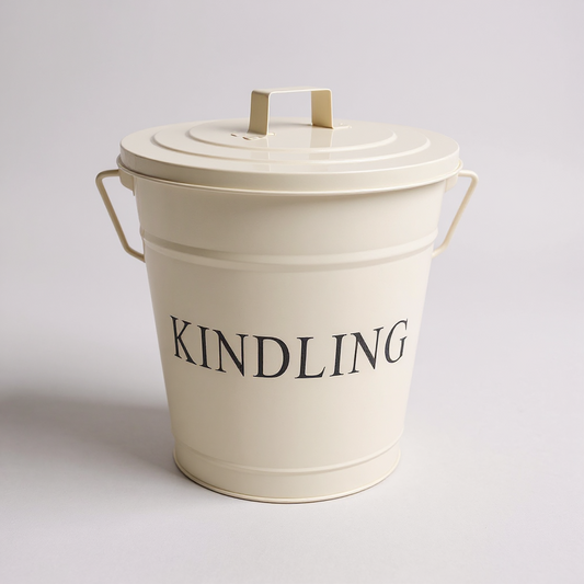 Kindling bucket - Cream