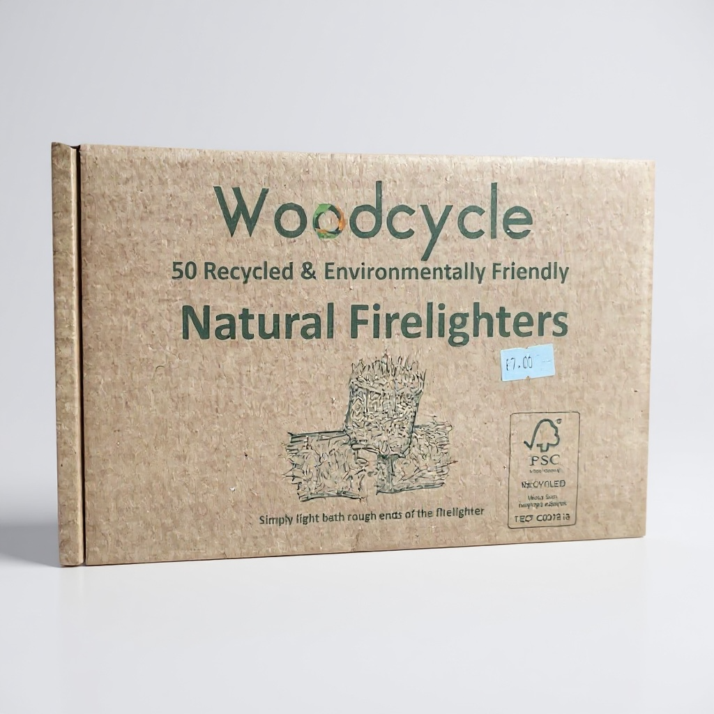 50 natural chunky Firelighters