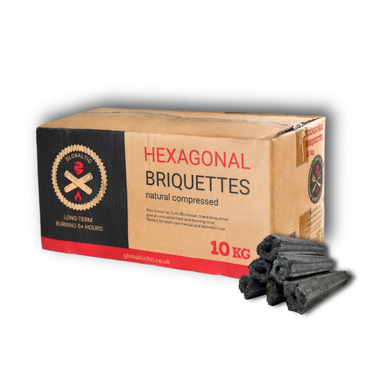 Hexagonal Charcoal Briquettes 10kg