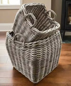 Square Base Basket Curved Top - Small